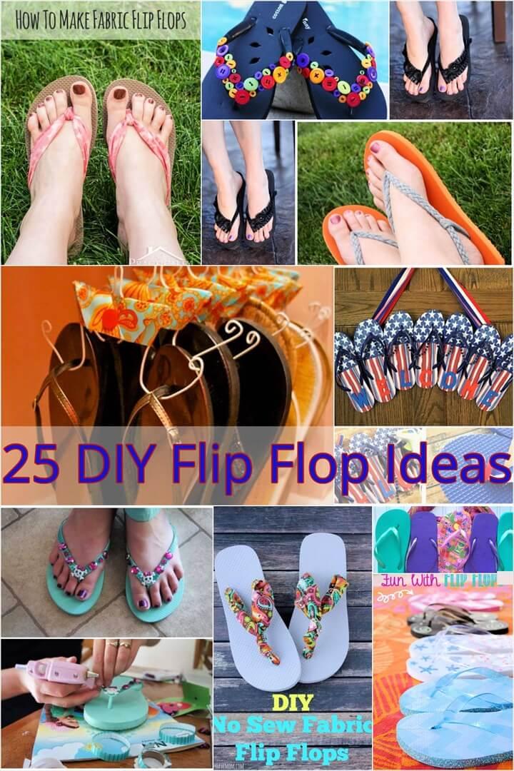 25 DIY Flip Flop Ideas You Can Make an Hour 1
