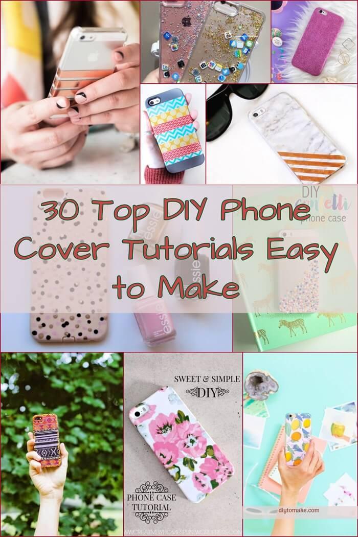 30 Top DIY Phone Cover Tutorials Easy to Make 2