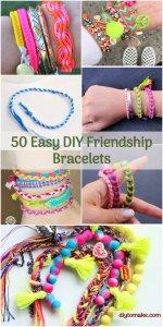 50 Easy DIY Friendship Bracelets - How to Make Step by Step
