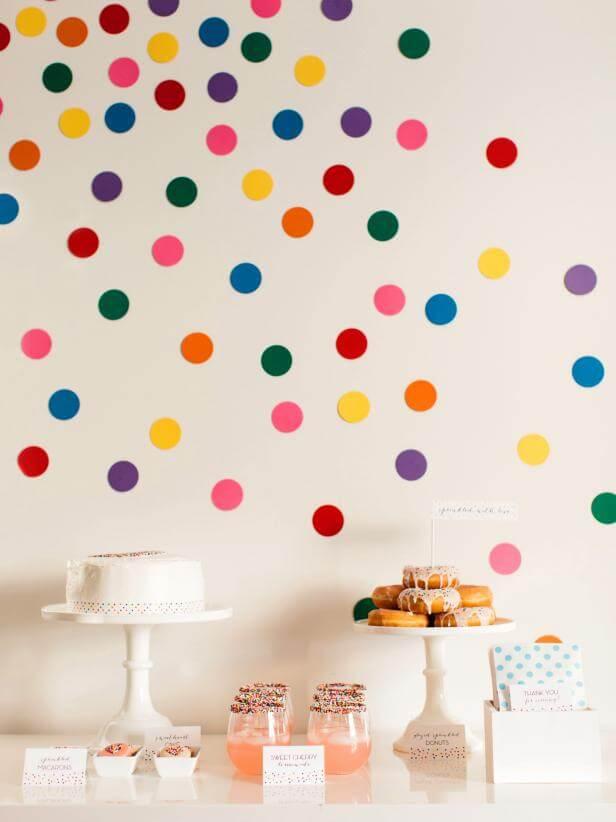 Confetti wall