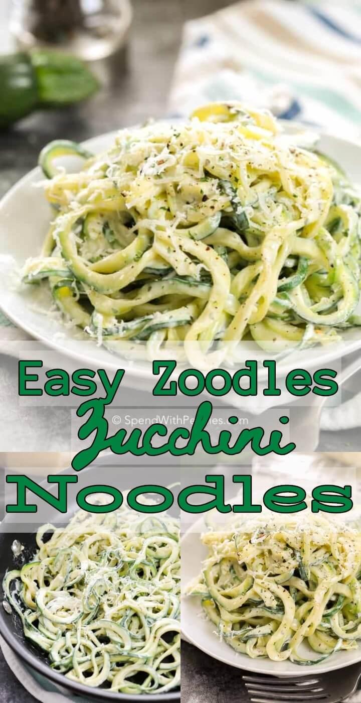 Easy Zoodles Zucchini Noodles