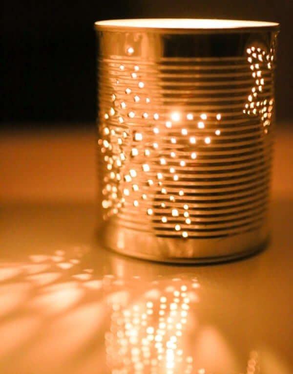 How To Make A Lamp From Tin Cans