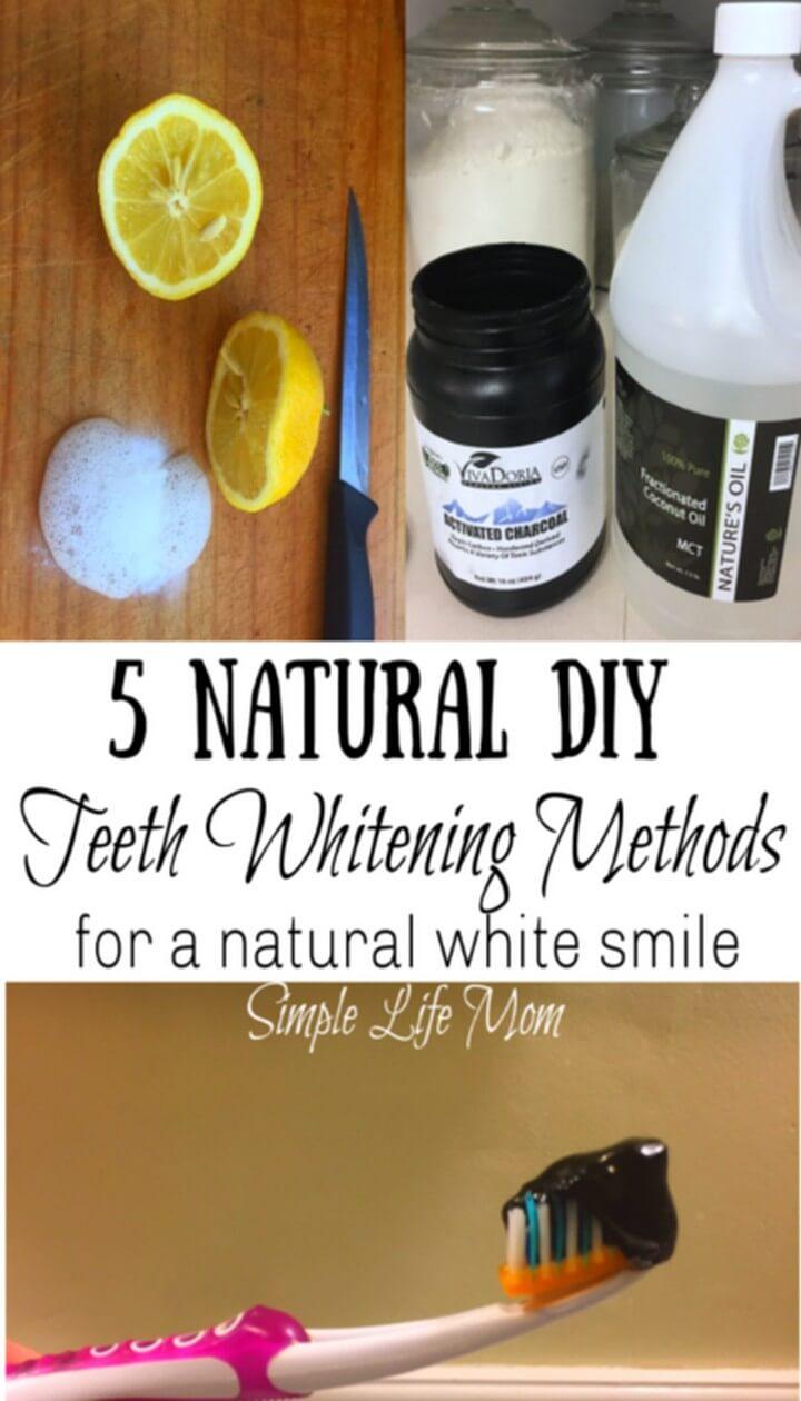 5 DIY Teeth Whitening Methods