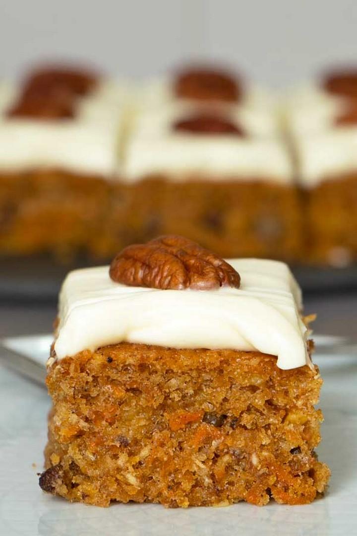 Carrot Cake with Pineapple and Pecans