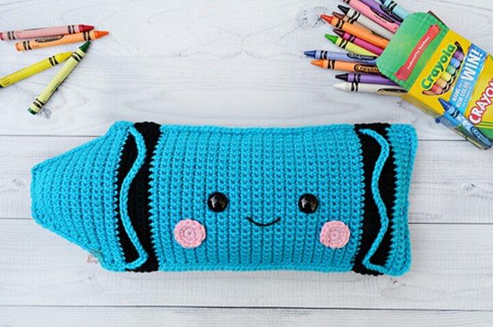 Crayon Kawaii Cuddler Free Crochet Pattern