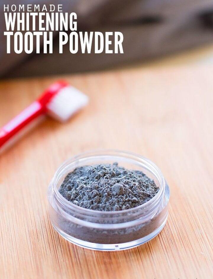 DIY Activated Charcoal Teeth Whitening Powder
