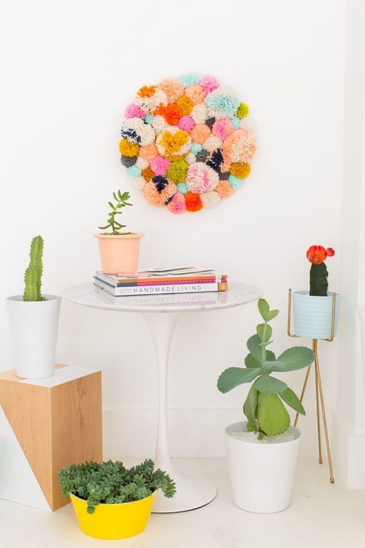 DIY Amazing PomPom Wall Hanging