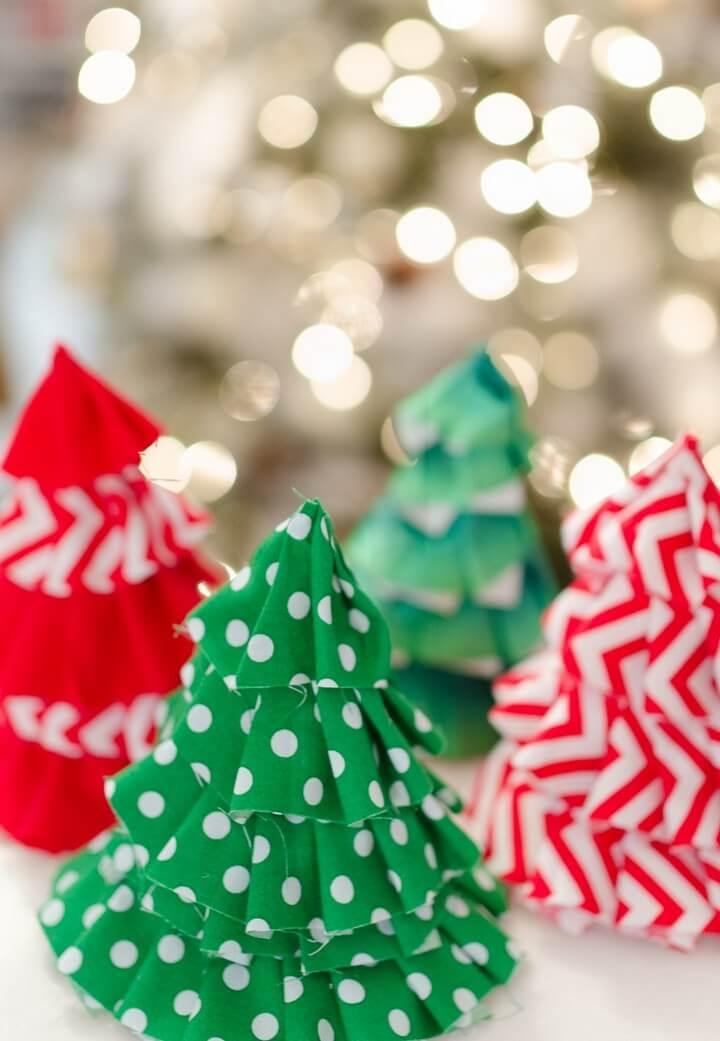 DIY Fabric Christmas Tree