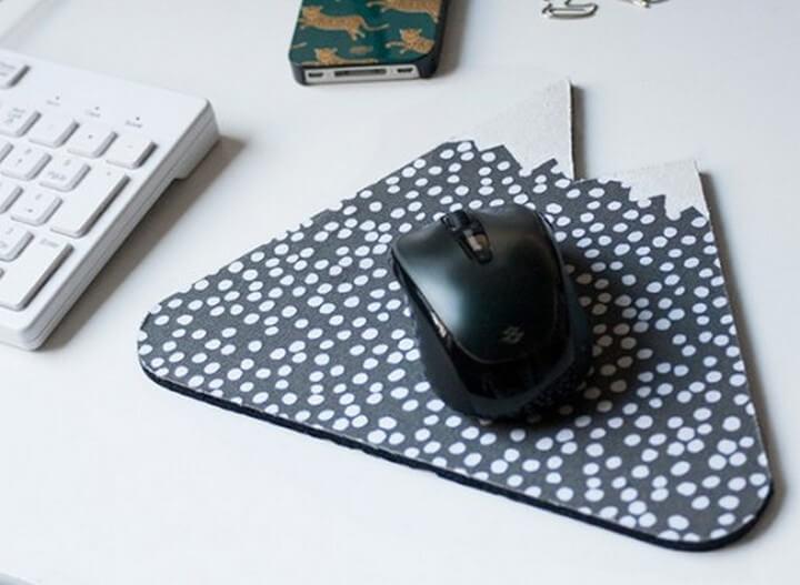 DIY Mouse Pads From Different Materials