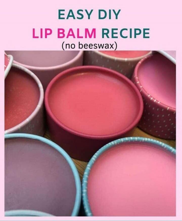DIY Tinted Lip Balm Recipe With Coconut Oil