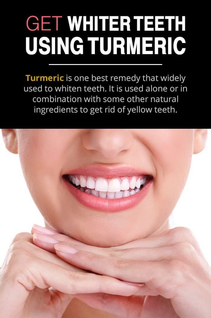 DIY Whiter Teeth with Turmeric