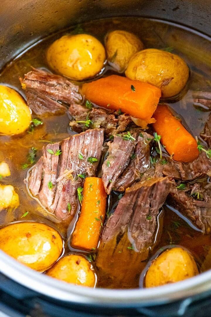 Easy Instant Pot Pot Roast Tender and Juicy