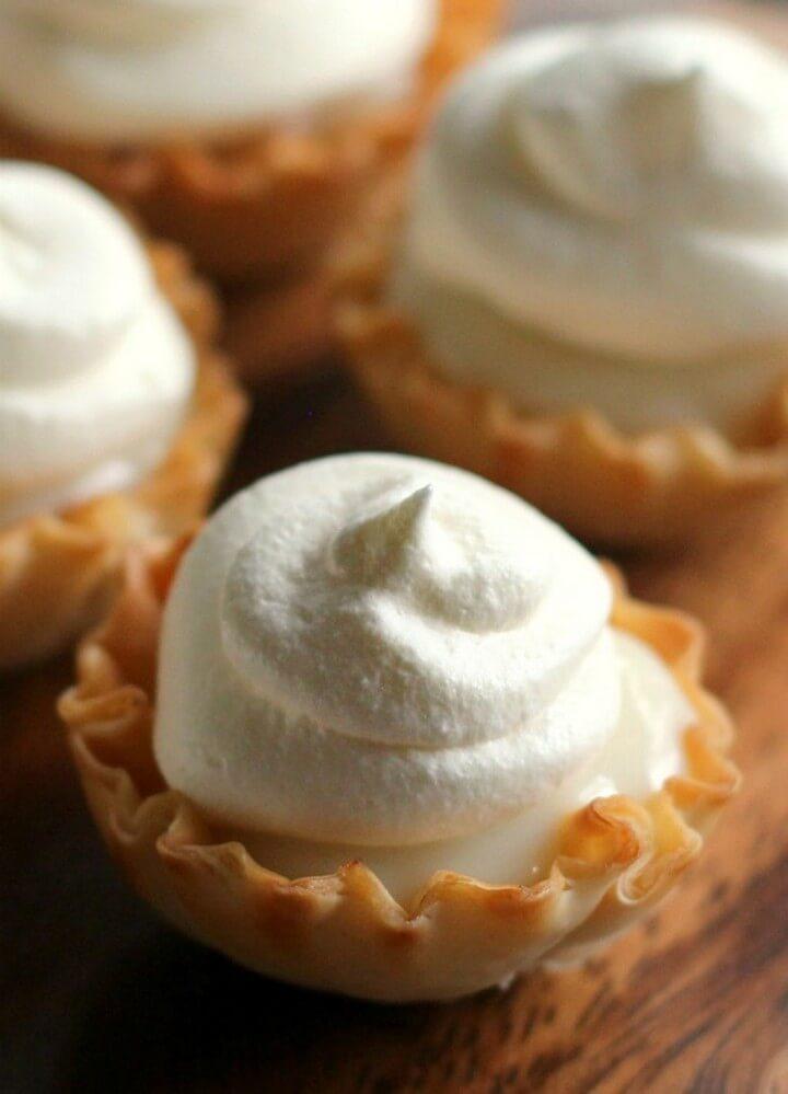 Easy No Bake Key Lime Pie Tarts