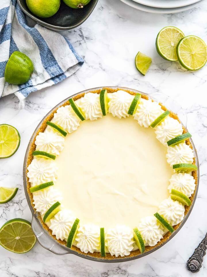 Easy No Bake Key Lime Pie