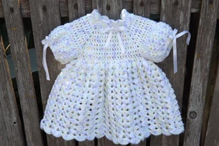 Free Crochet Baby Dress Pattern 1