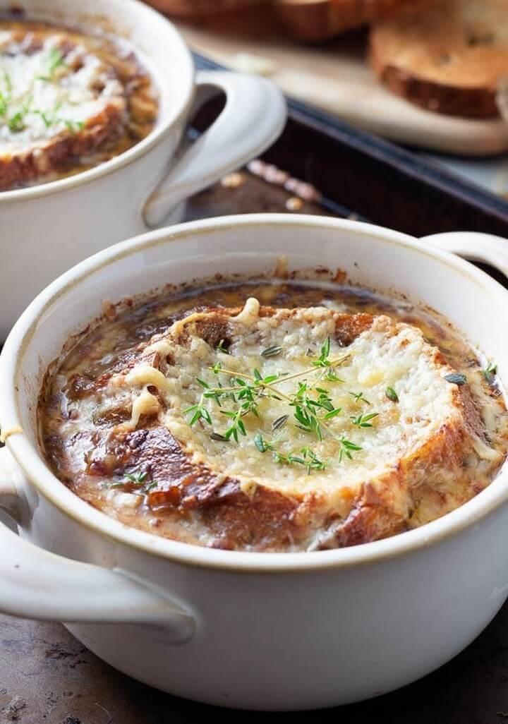French Onion Soup Classic Dish