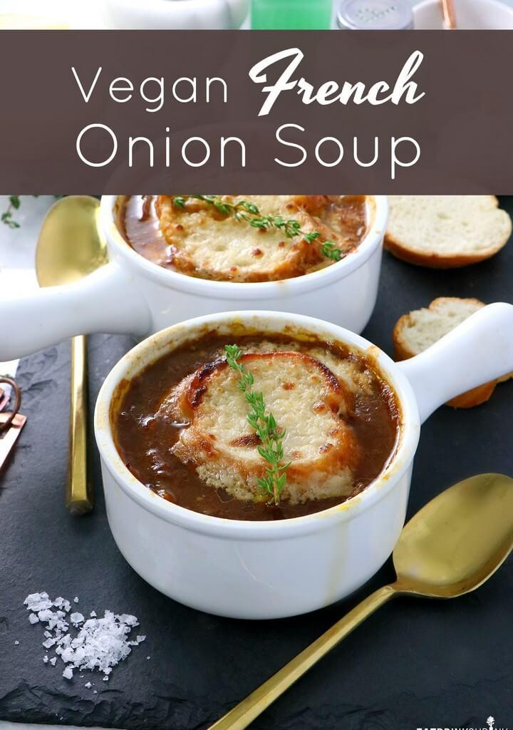 Homemade Vegan French Onion Soup