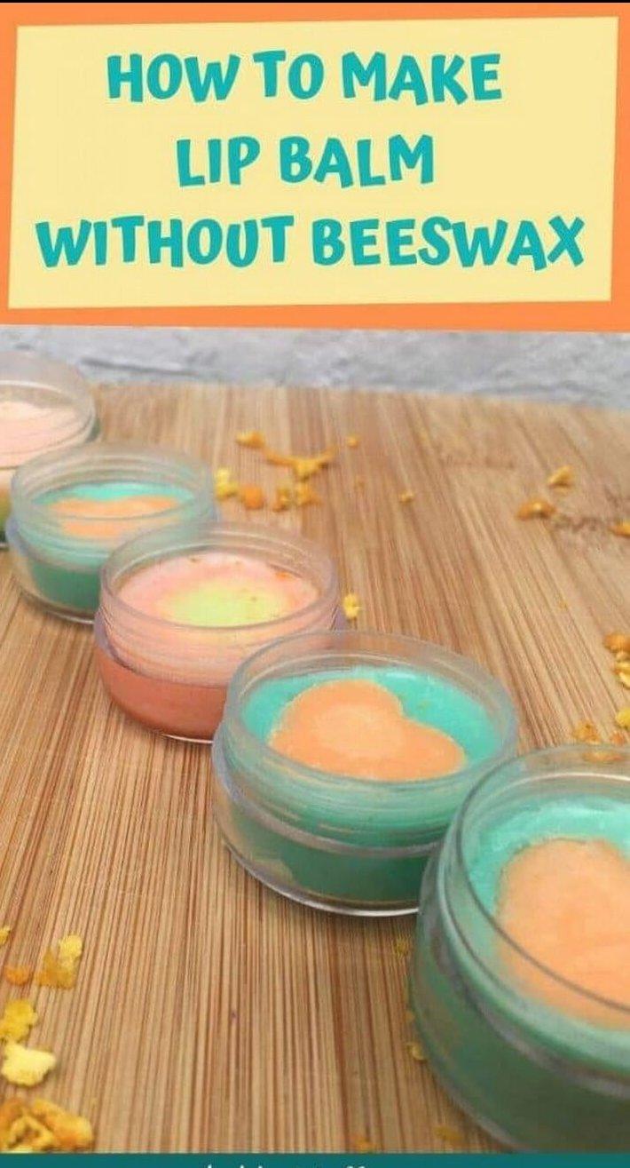 How to Make Lip Balm Without Beeswax Using Cocoa Butter Soy Wax