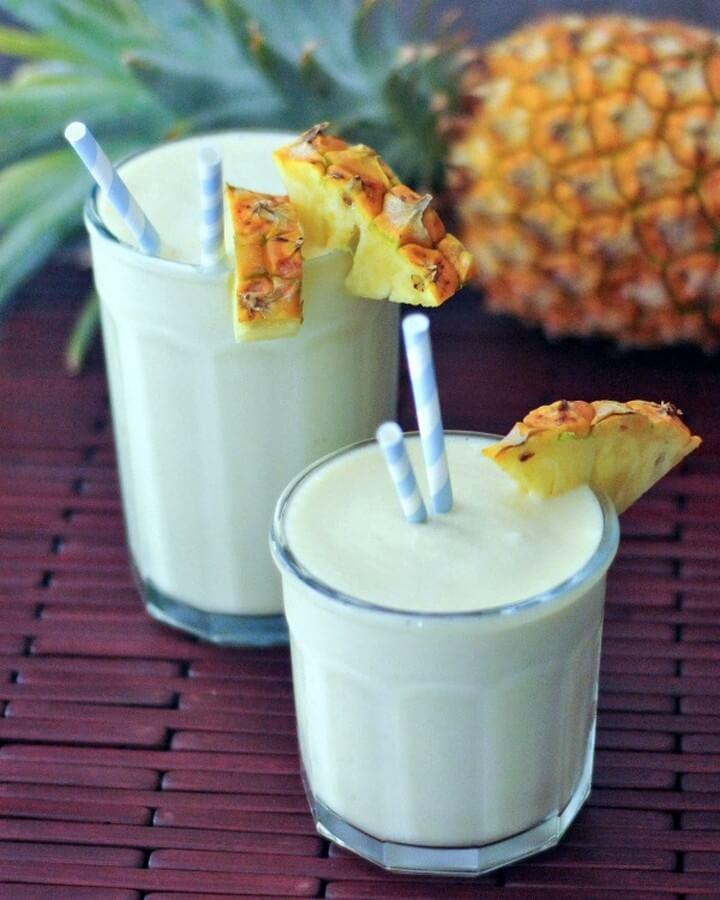 Lightened Up Piña Coladas Recipe, diytomake.com