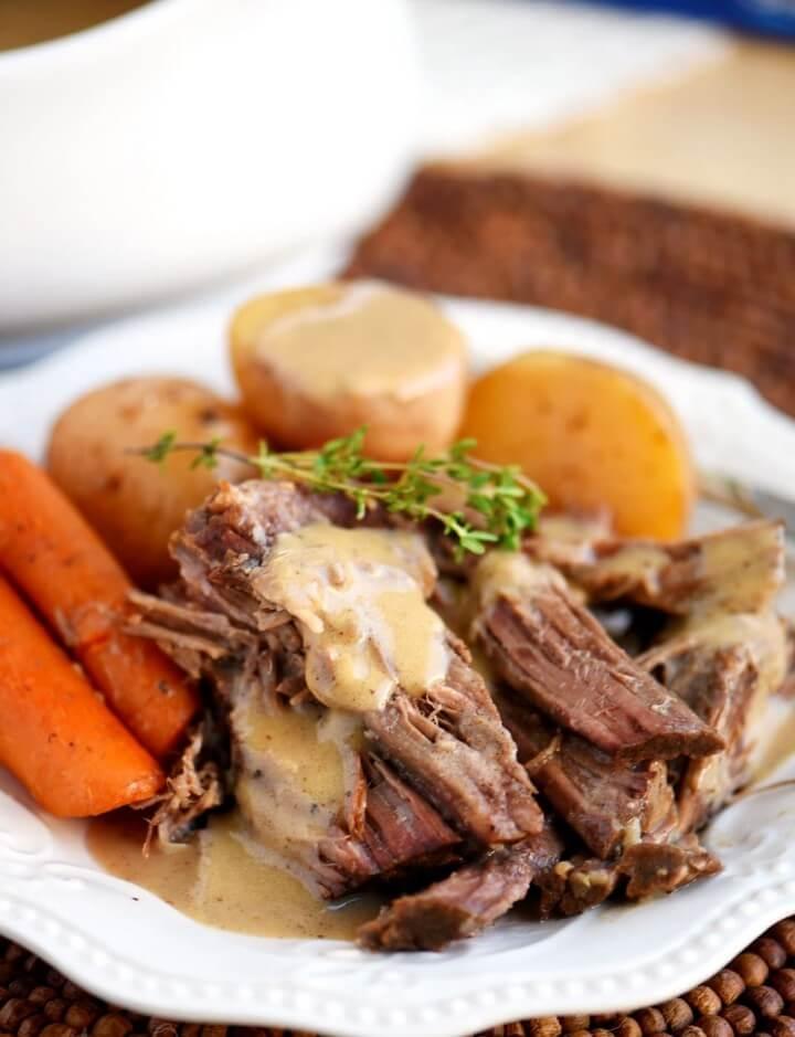 Perfect Pot Roast and Gravy