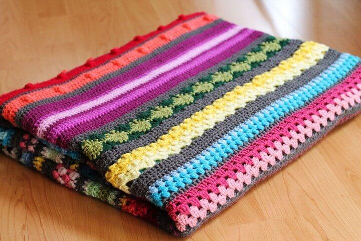 17 Crochet Patterns For Blankets Step By Step - DIY to Make