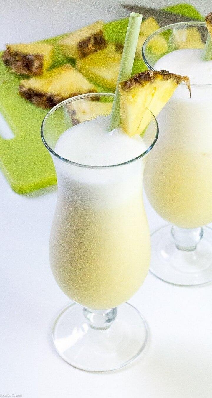 Tropical Lighter Pina Colada Recipe, diytomake.com