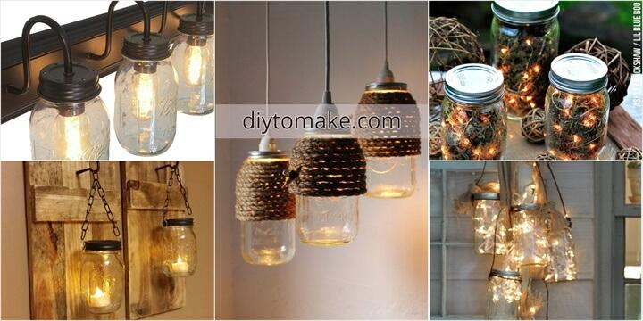 50 Brilliant DIY Mason Jar Lights Ideas