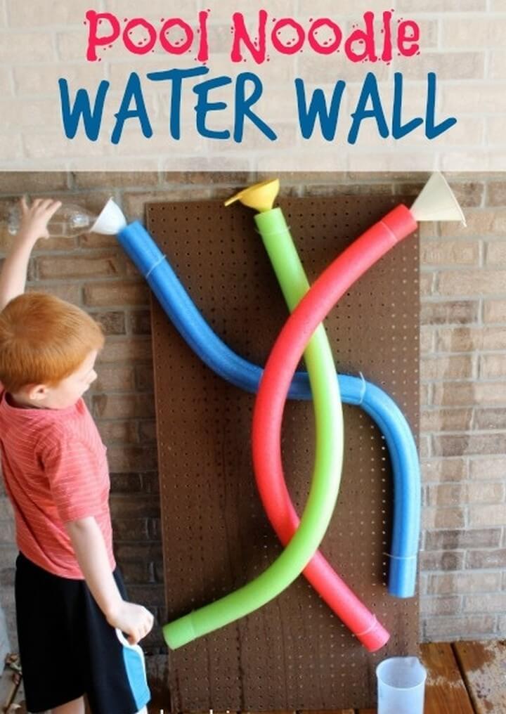 DIY Pool Noodle Water Wall, diy crafts with paper, diy crafts tutorials, diy crafts for girls, easy diy crafts, diy crafts youtube, diy crafts for kids, diy crafts for home decor, diy crafts to sell, diy projects for home, easy diy projects for home, diy projects for men, diy projects for bedroom, fun diy projects for adults, diy projects for kids, diy projects youtube, diy projects electronics, diytomake.com