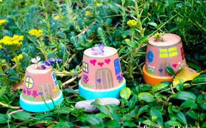 Easy Painted Fairy Houses, diy crafts with paper, diy crafts tutorials, diy crafts for girls, easy diy crafts, diy crafts youtube, diy crafts for kids, diy crafts for home decor, diy crafts to sell, diy projects for home, easy diy projects for home, diy projects for men, diy projects for bedroom, fun diy projects for adults, diy projects for kids, diy projects youtube, diy projects electronics, diytomake.com