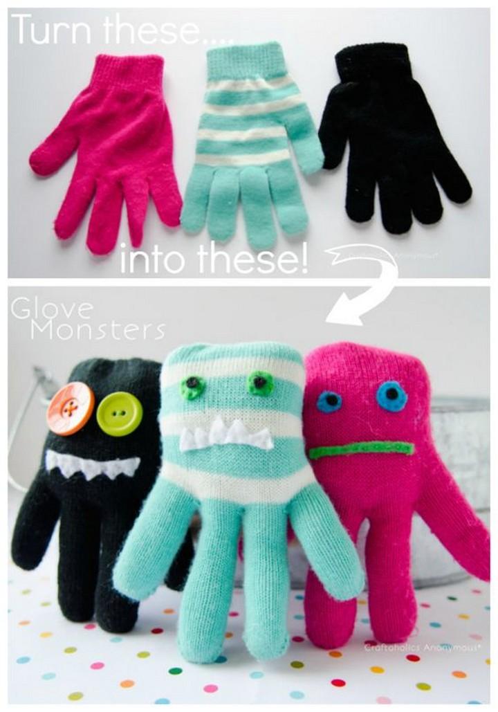 How to Make Glove Monsters Tutorial, diy birthday gifts for tween girl, diy gifts, diy gifts for girlfriend, diy birthday gift ideas for teenage girl, creative homemade gifts, handmade birthday gifts, handmade gift ideas for friends, crafty gifts for girls, beautiful diy gifts, easy diy gifts for friends, diy gift ideas for best friend, quick diy gifts, diy gift ideas for boyfriend, diy gift ideas for girlfriend, diy gifts for men, classy diy gifts, diytomake.com