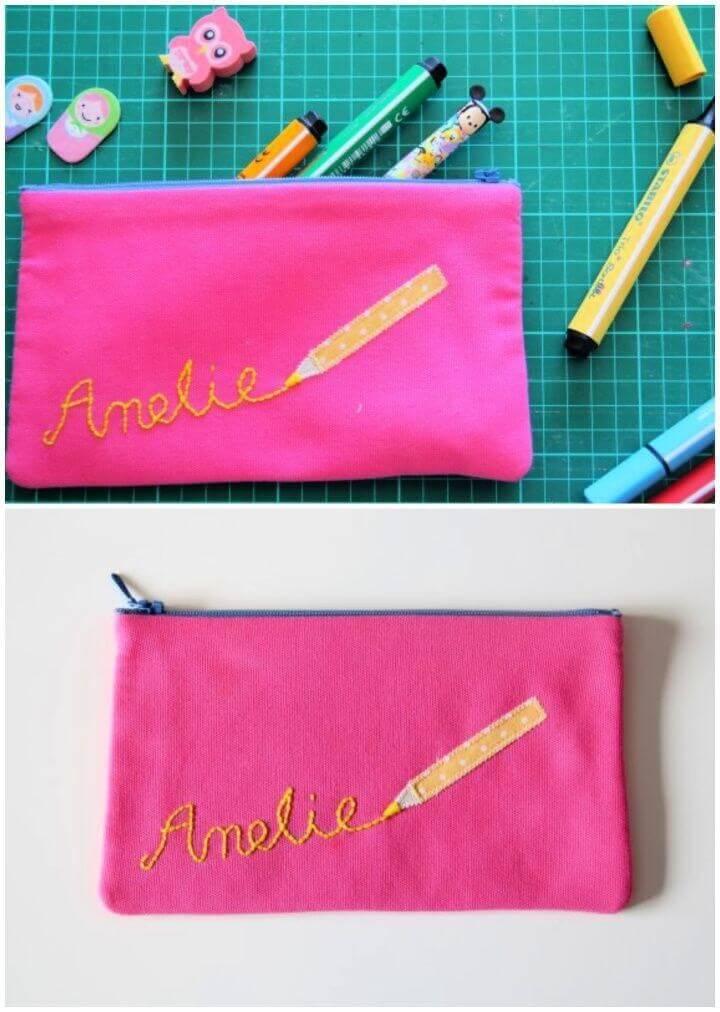 DIY Back to School Pencil Case