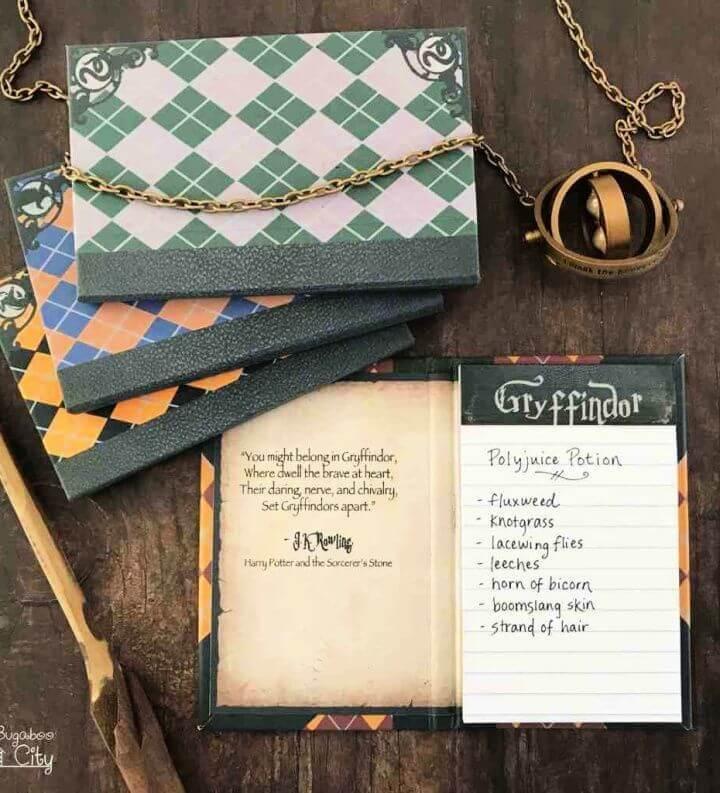 DIY Harry Potter Notepads