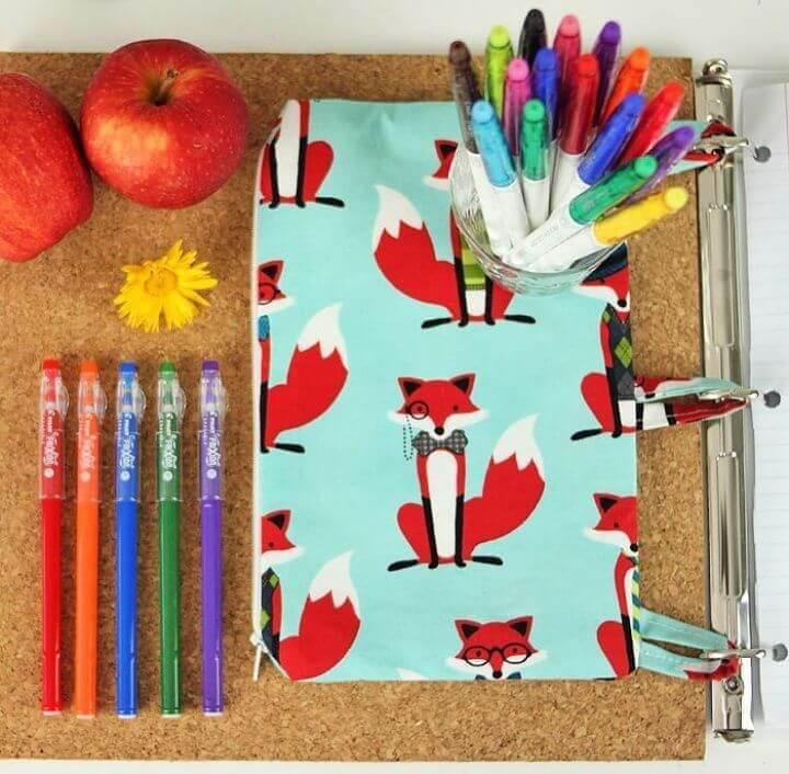 How To Make A Binder Pencil Case