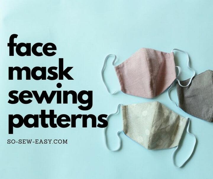 Face Mask Sewing Patterns Roundup