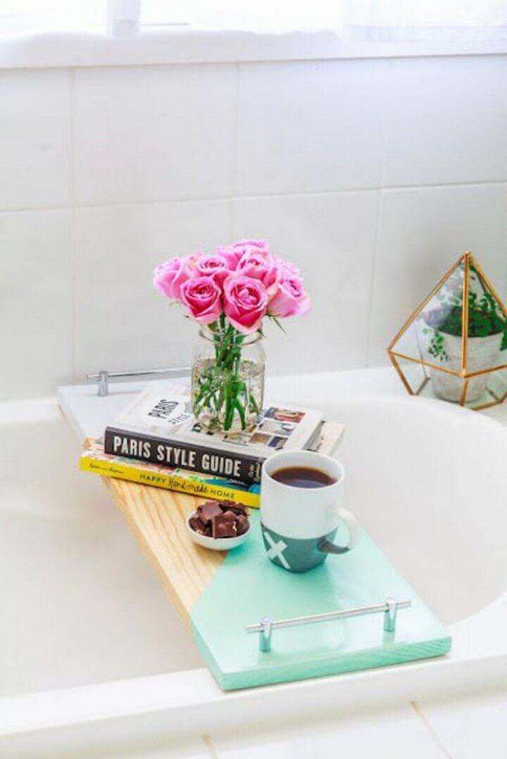 How To Make Quick And Colorful Bath Shelf 