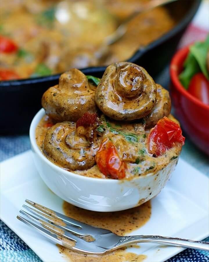 Best Tuscan Butter Mushrooms