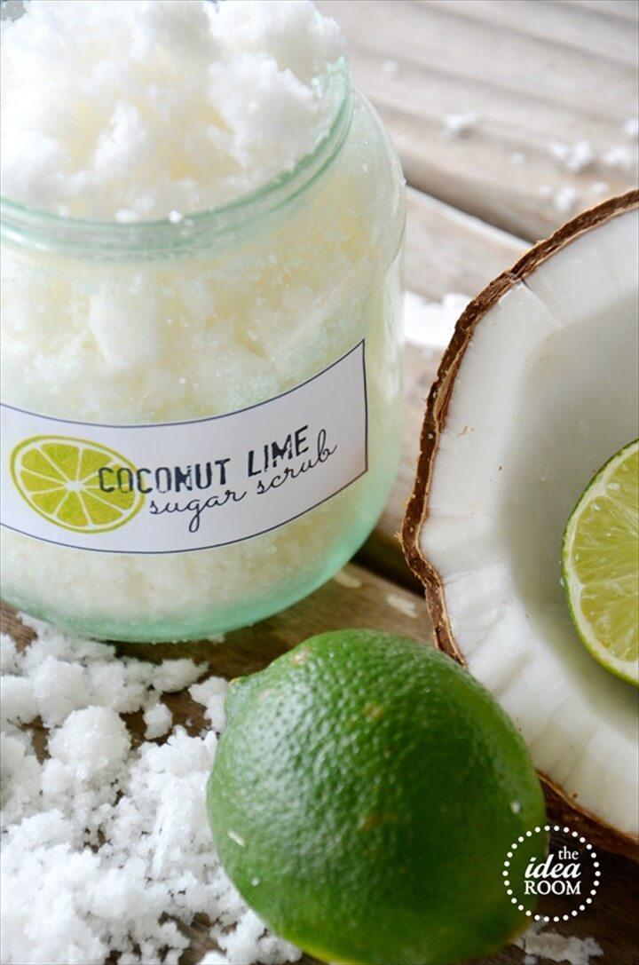 Coconut Lime Sugar Scrub