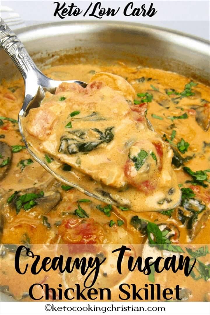 Creamy Tuscan Chicken Skillet