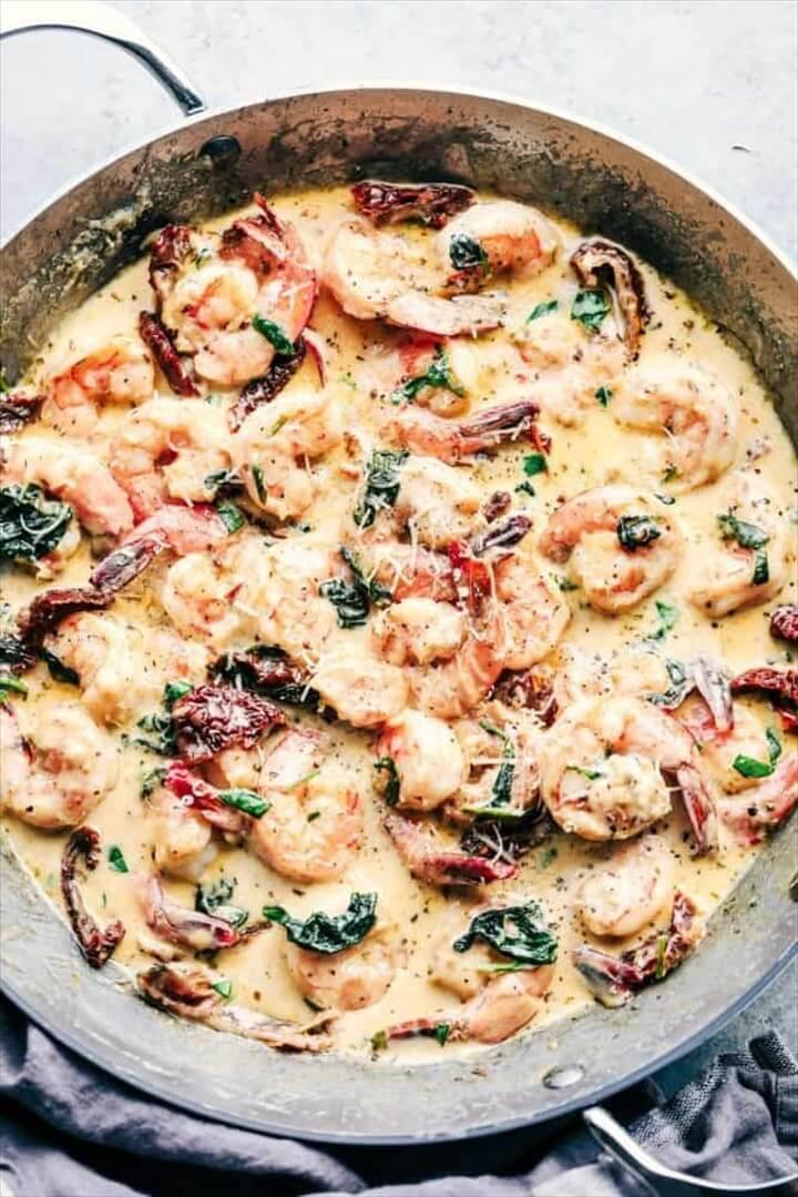 Creamy Tuscan Garlic Shrimp