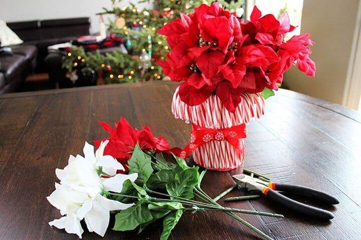 DIY Amazing Candy Cane Vase