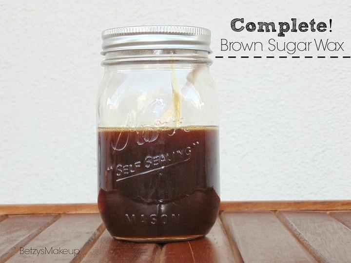 DIY Brown Sugar Wax For Sensitive Skin