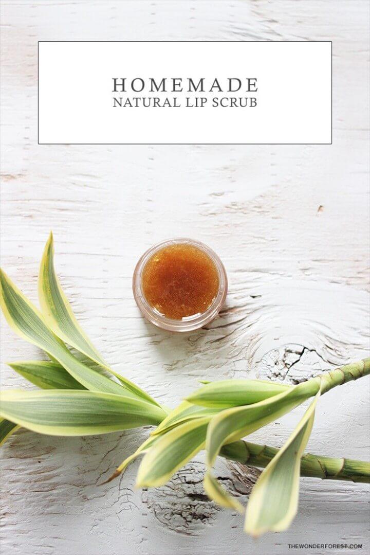 DIY Homemade Natural Lip Scrub