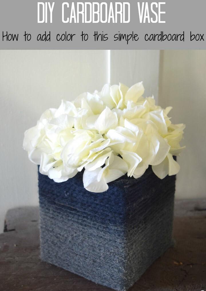 DIY Rope Wrapped Vase Idea