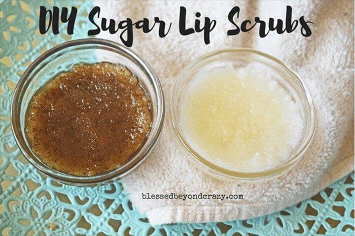 DIY Sugar Lip Scrubs