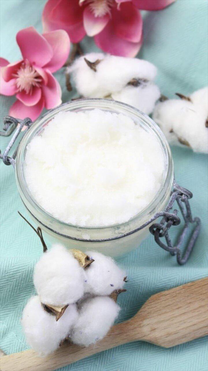 DIY Sugar Scrub Cotton Blossom Fragrance