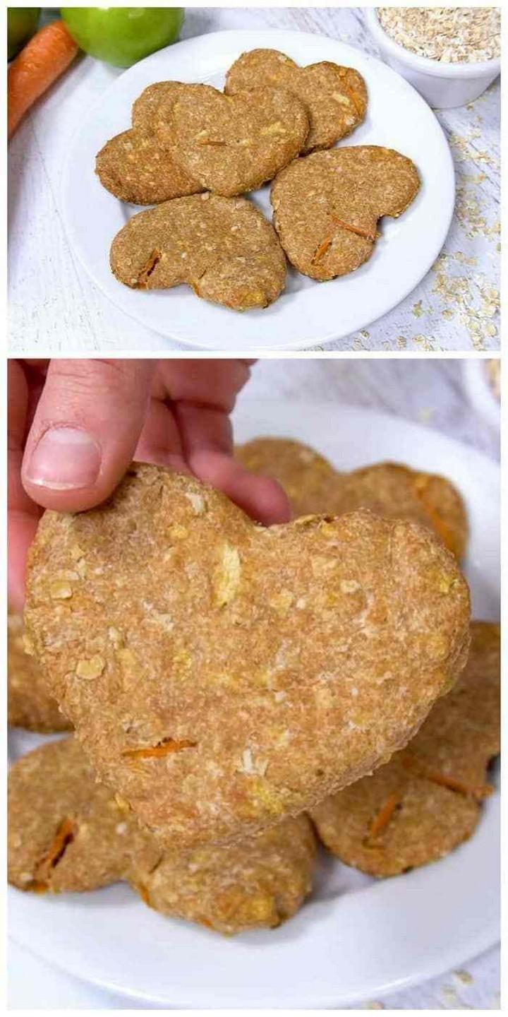 How to Make Apple Carrot Dog Biscuits