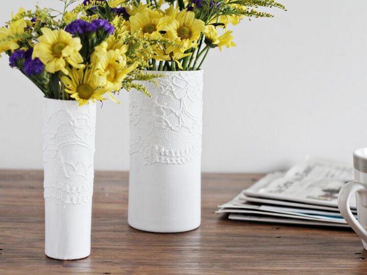 How to Make a Modern Textured Vase