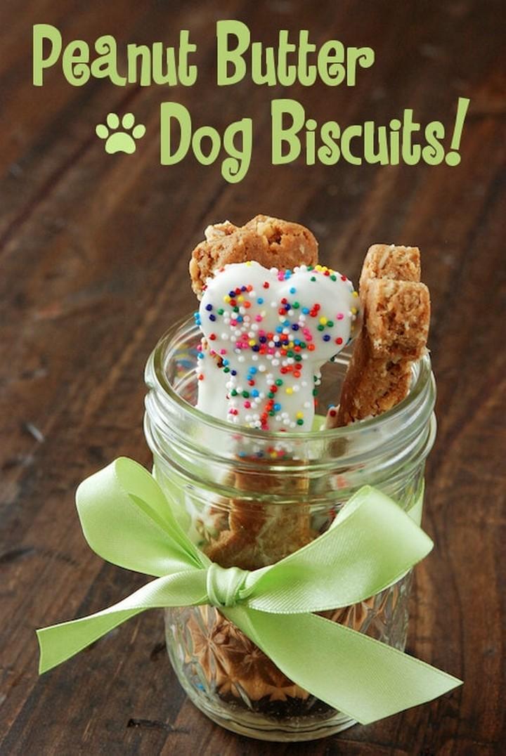 Peanut Butter Dog Biscuits 1