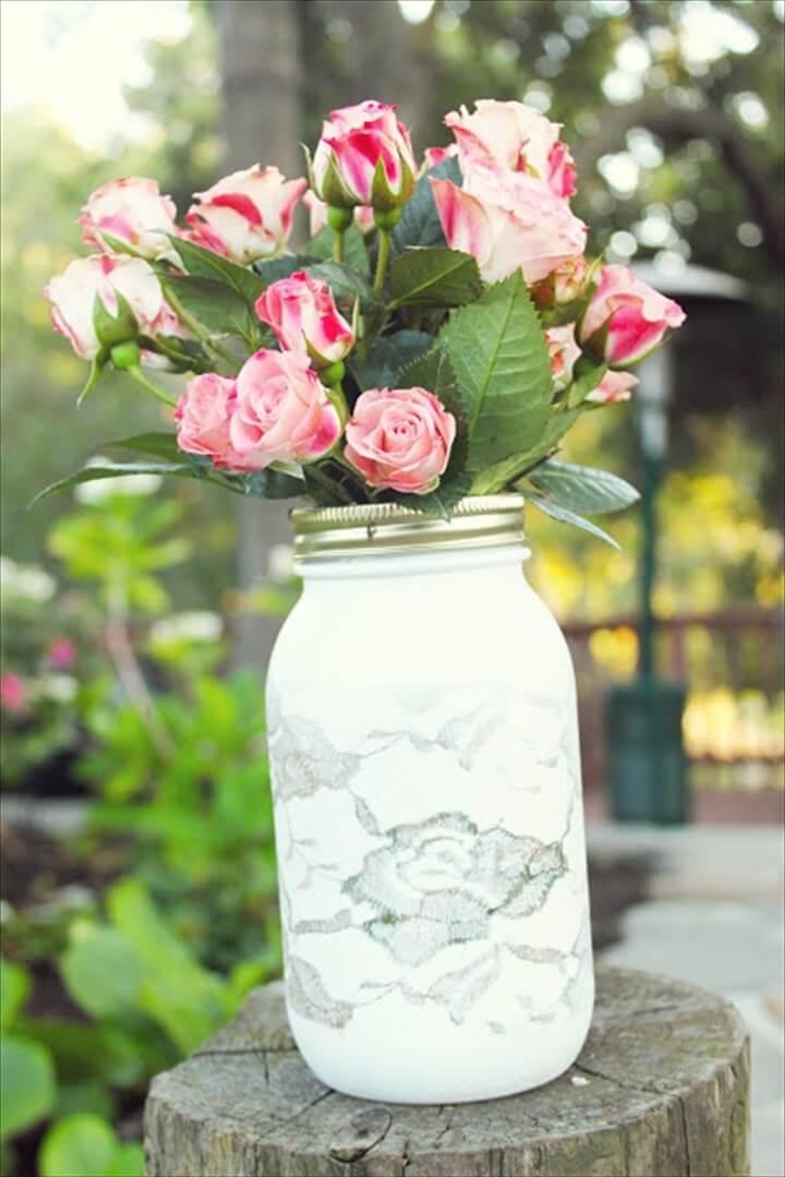 Pretty Lace Vase