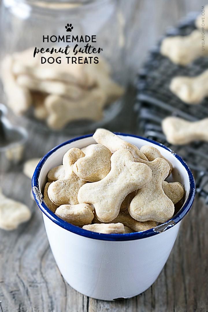 Quick and Easy Homemade Peanut Butter Dog Treats